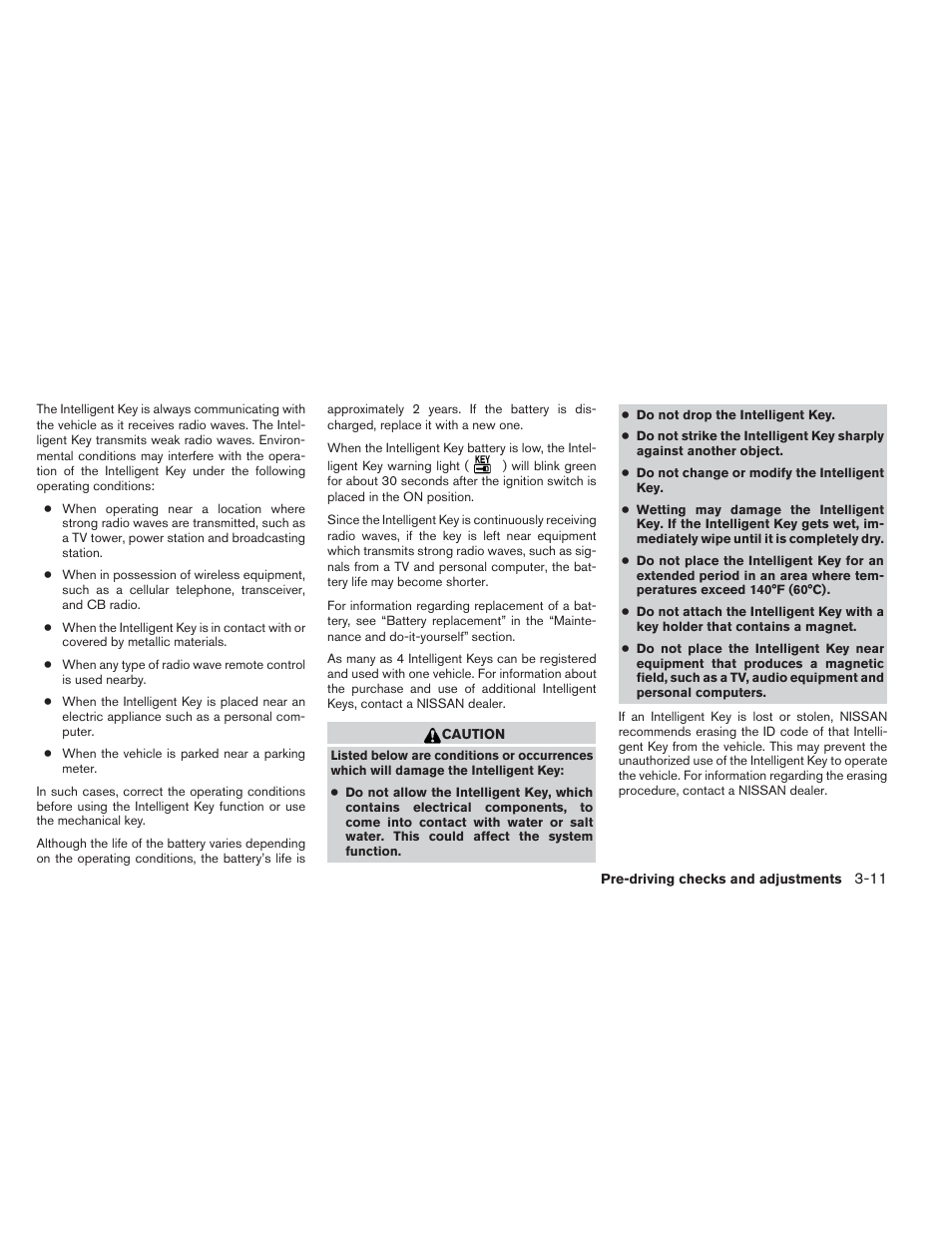 NISSAN 2012 Versa Hatchback - Owner's Manual User Manual | Page 114 / 320