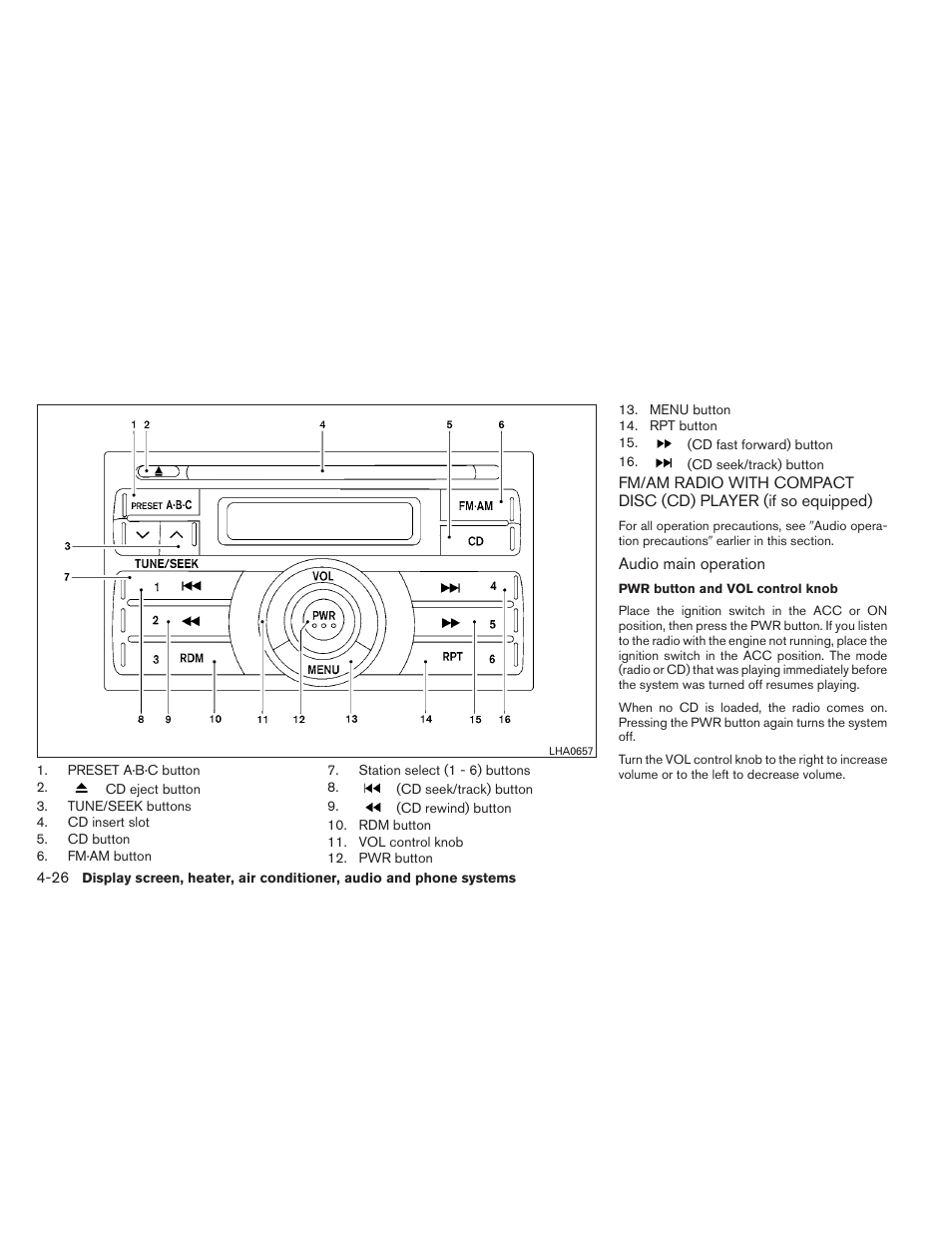 NISSAN 2012 Versa Hatchback - Owner's Manual User Manual | Page 159 / 320