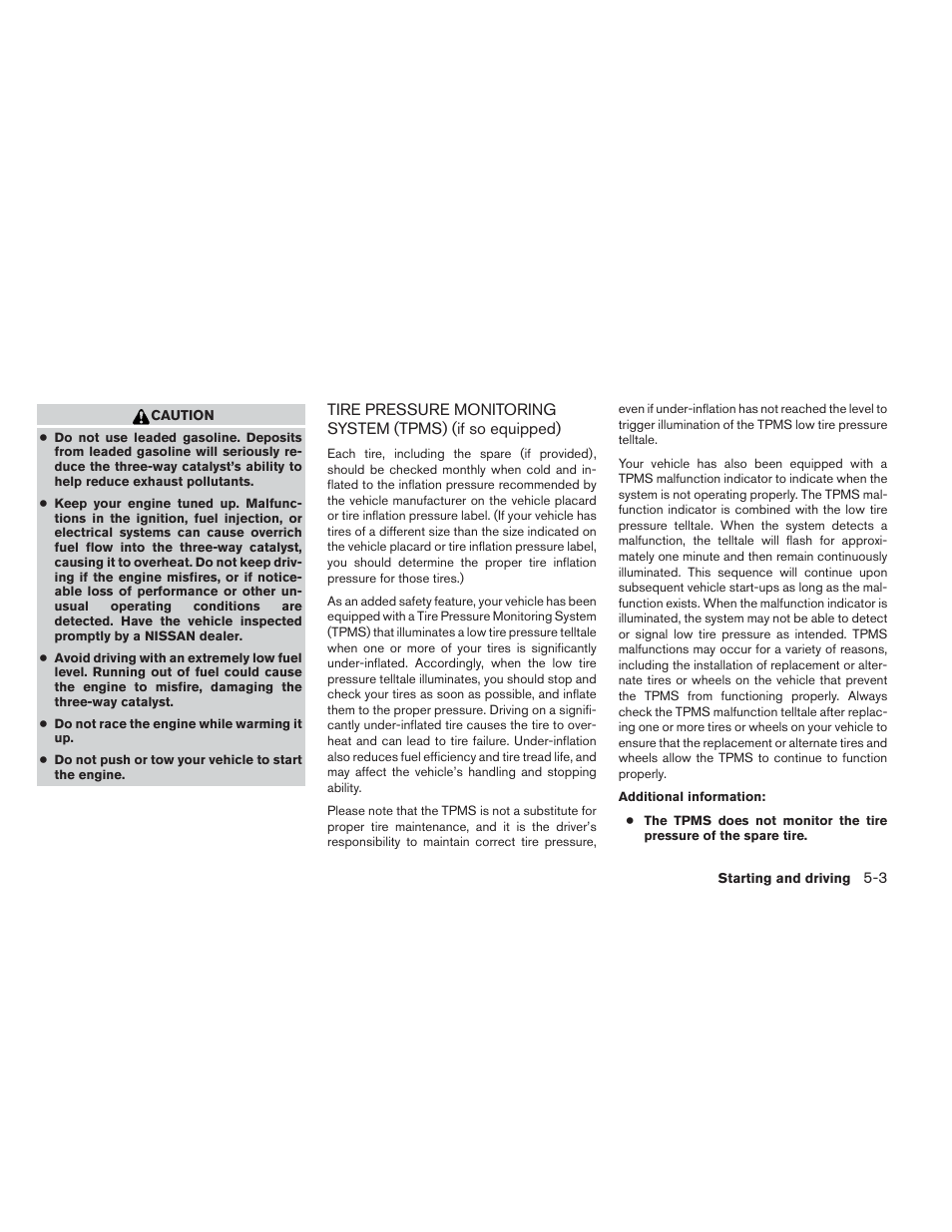 NISSAN 2012 Versa Hatchback - Owner's Manual User Manual | Page 198 / 320