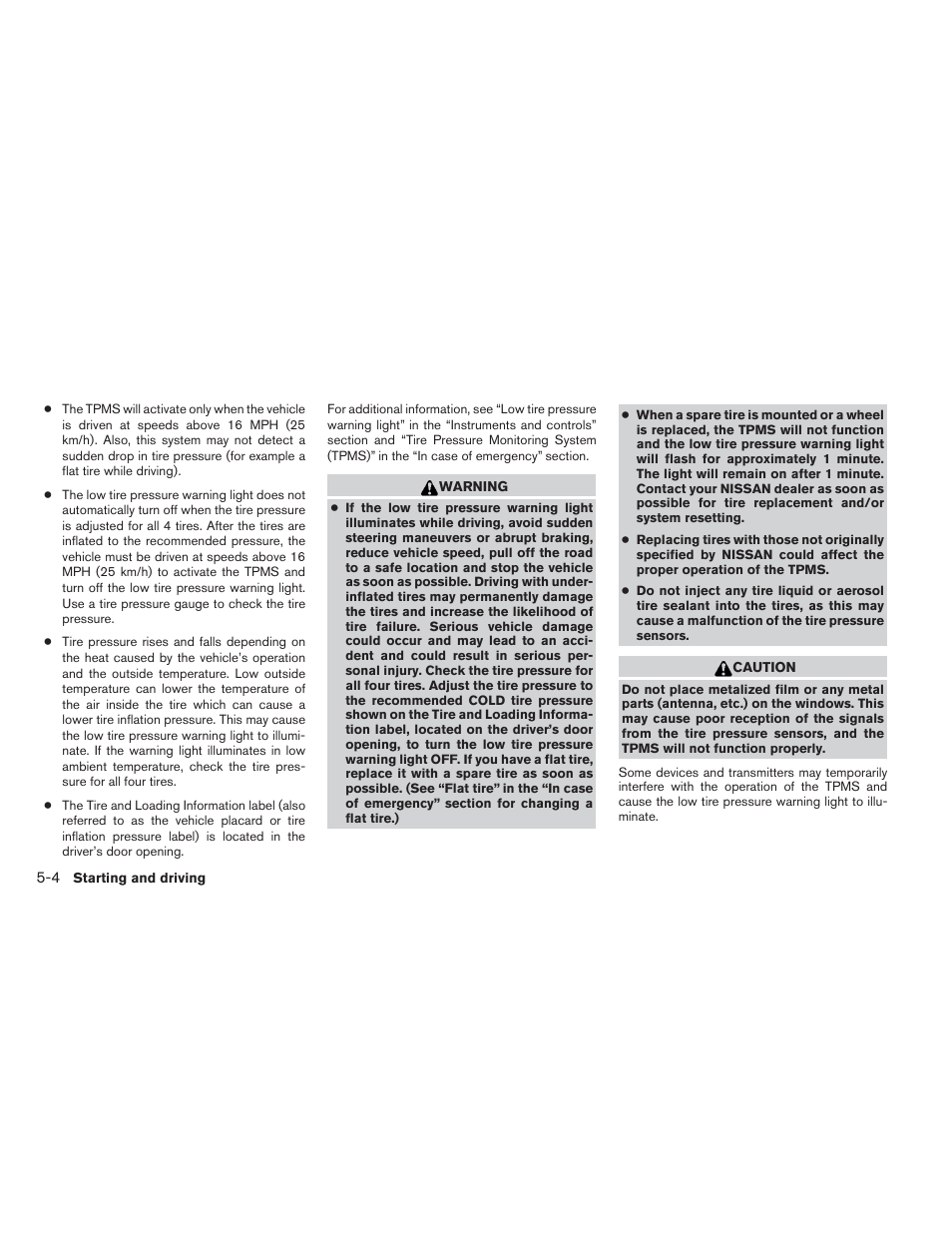 NISSAN 2012 Versa Hatchback - Owner's Manual User Manual | Page 199 / 320