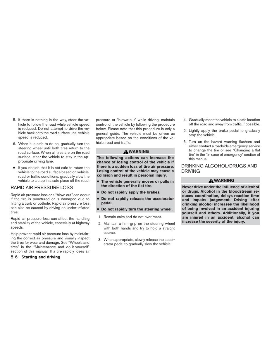 NISSAN 2012 Versa Hatchback - Owner's Manual User Manual | Page 201 / 320