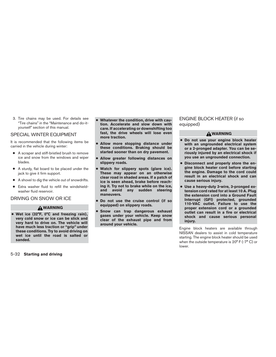 NISSAN 2012 Versa Hatchback - Owner's Manual User Manual | Page 227 / 320