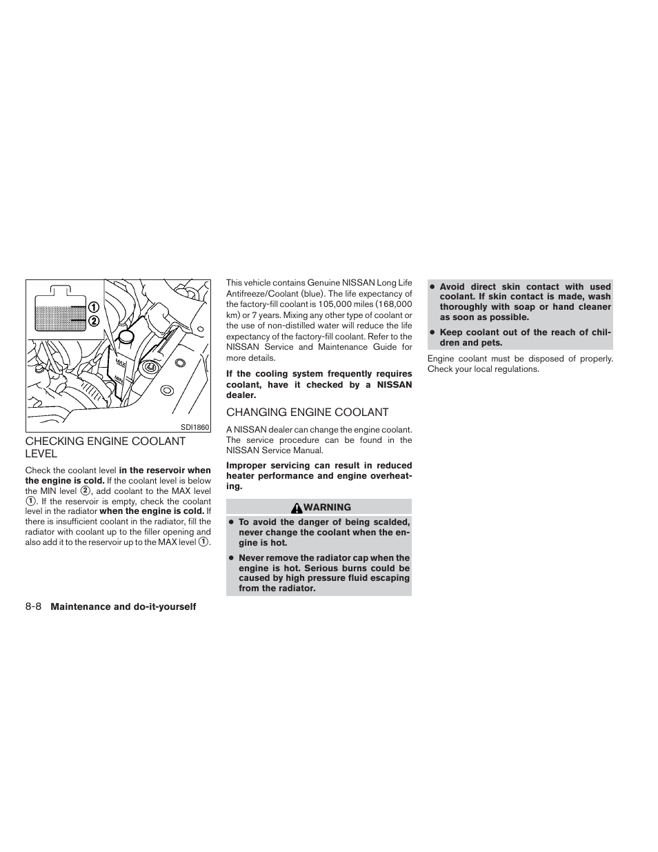 NISSAN 2012 Versa Hatchback - Owner's Manual User Manual | Page 257 / 320