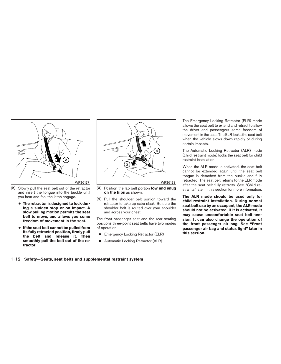 NISSAN 2012 Versa Hatchback - Owner's Manual User Manual | Page 29 / 320