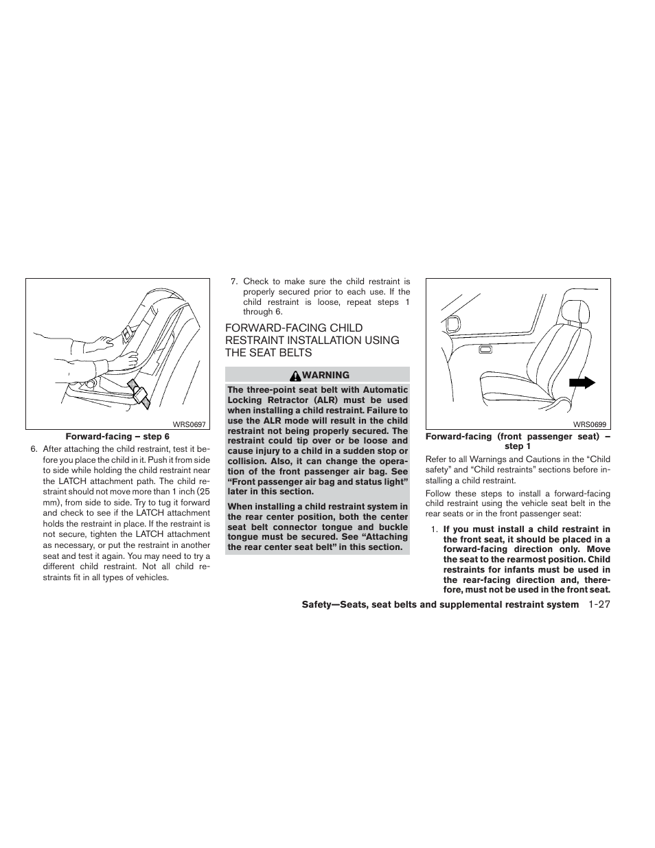 NISSAN 2012 Versa Hatchback - Owner's Manual User Manual | Page 44 / 320