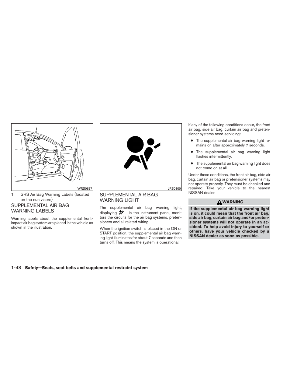 NISSAN 2012 Versa Hatchback - Owner's Manual User Manual | Page 65 / 320