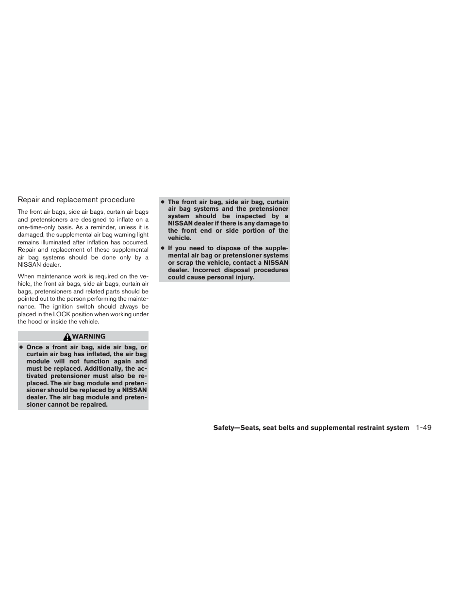 NISSAN 2012 Versa Hatchback - Owner's Manual User Manual | Page 66 / 320