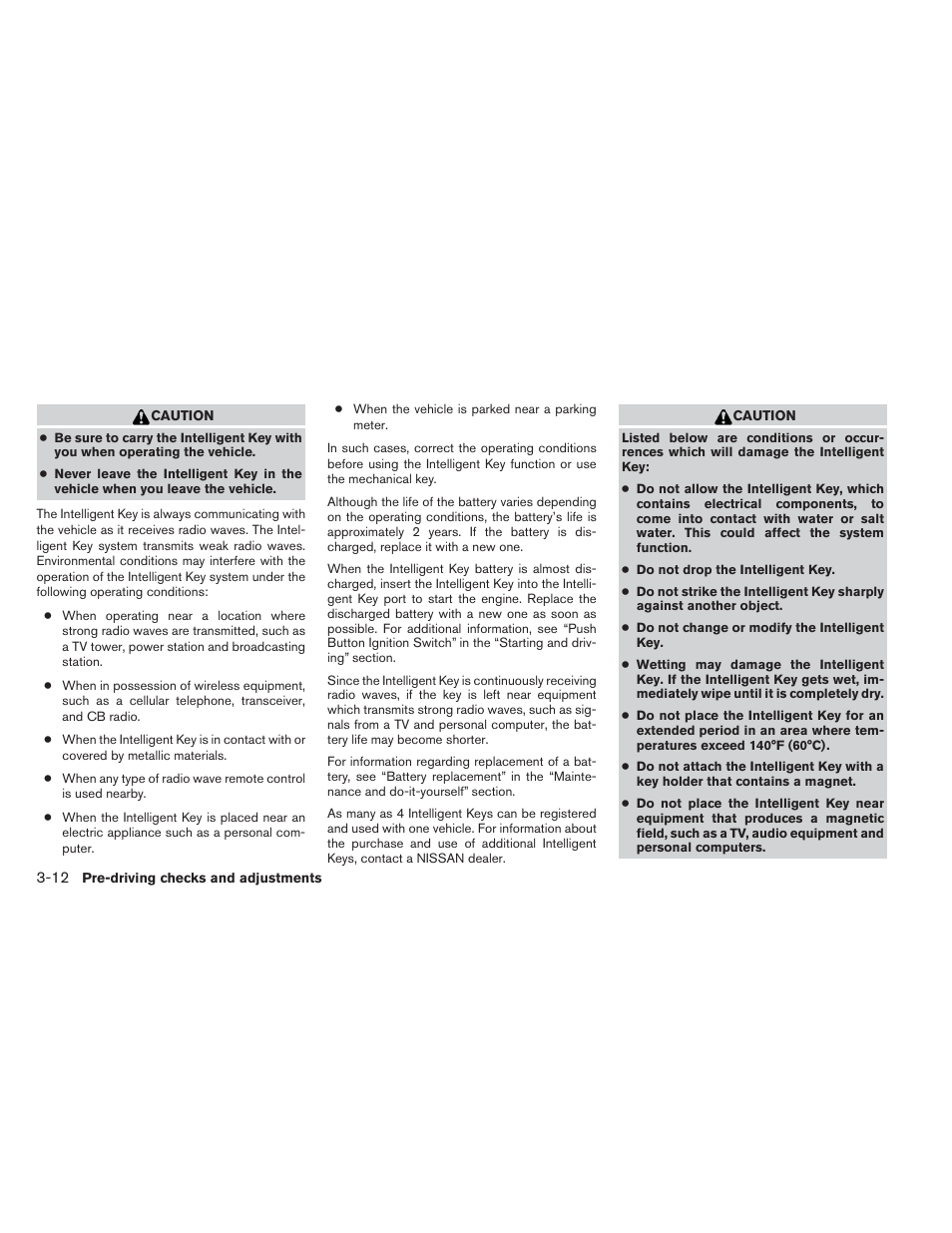 NISSAN 2014 Versa Note - Owner's Manual User Manual | Page 123 / 372