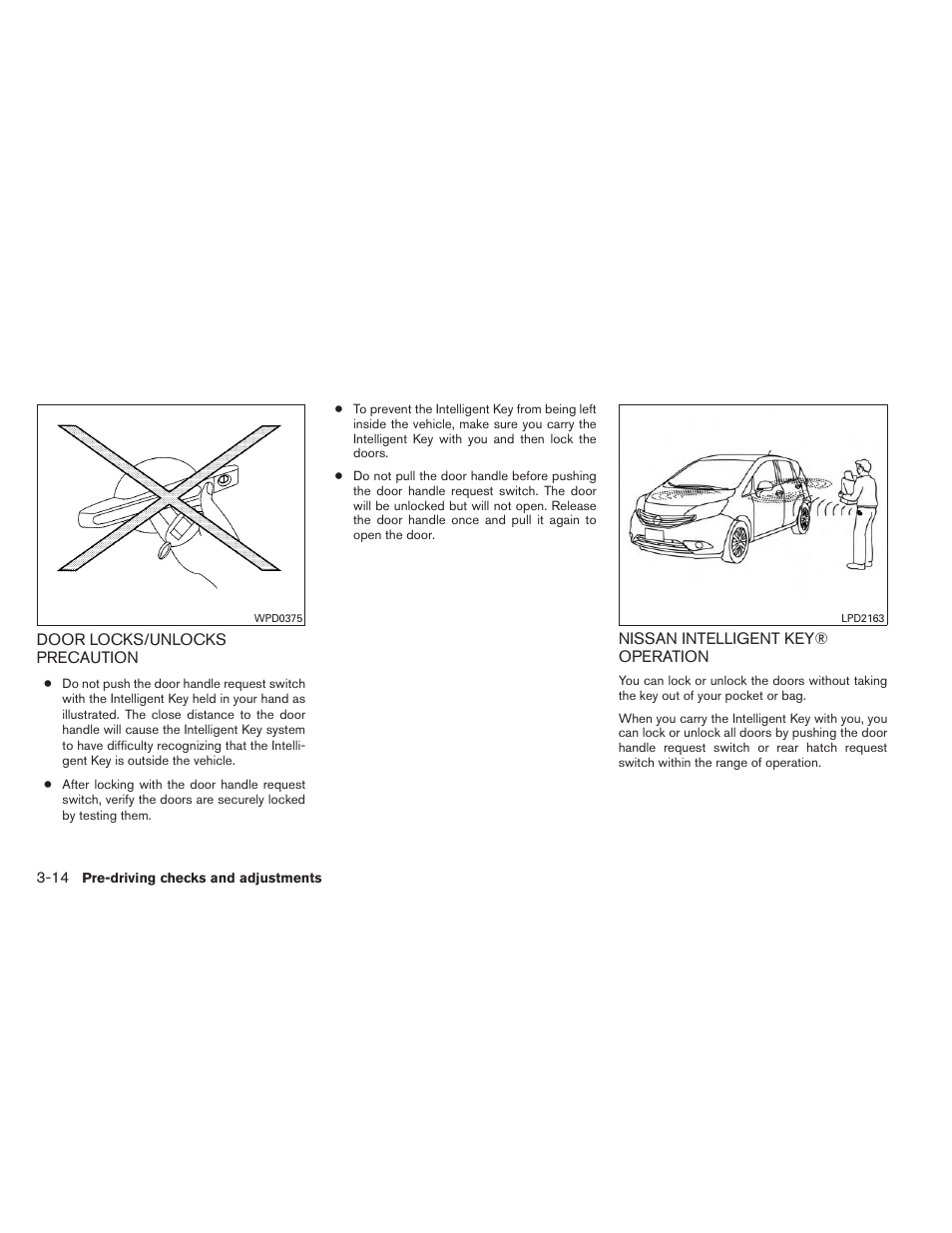 NISSAN 2014 Versa Note - Owner's Manual User Manual | Page 125 / 372