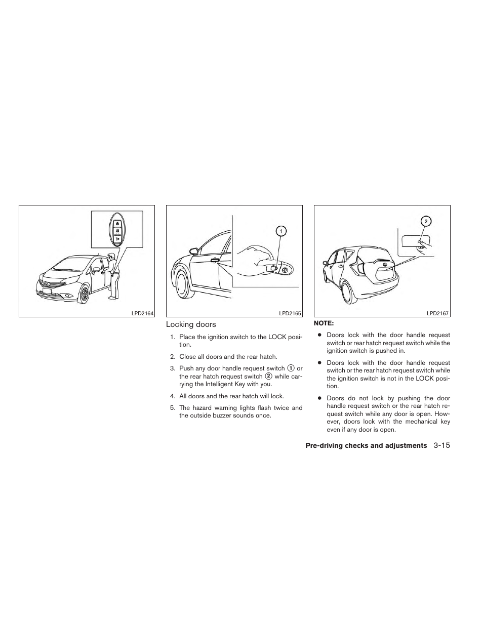 NISSAN 2014 Versa Note - Owner's Manual User Manual | Page 126 / 372