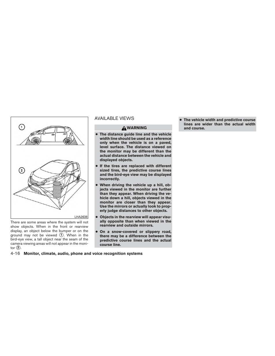 Available views -16 | NISSAN 2014 Versa Note - Owner's Manual User Manual | Page 159 / 372