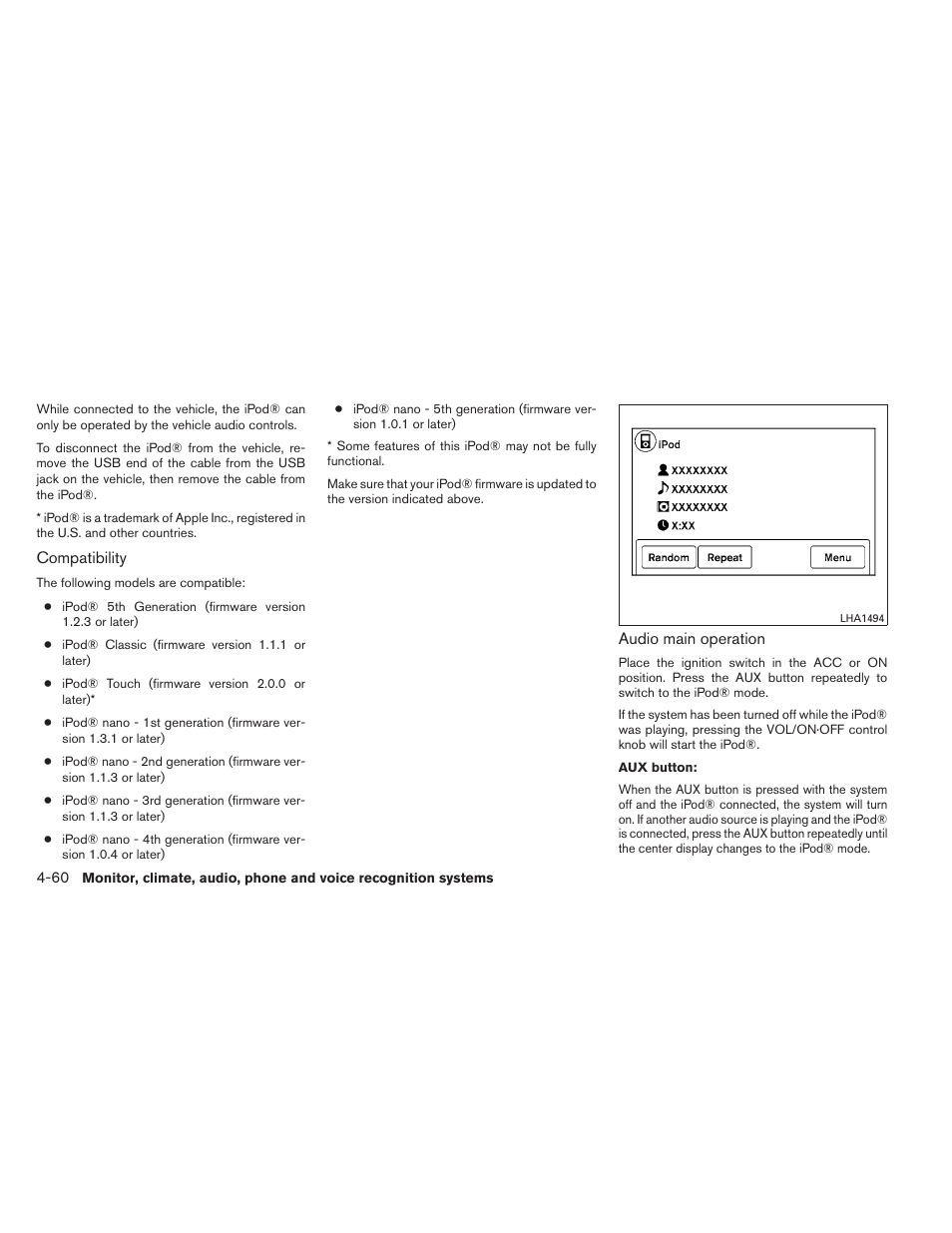 NISSAN 2014 Versa Note - Owner's Manual User Manual | Page 203 / 372