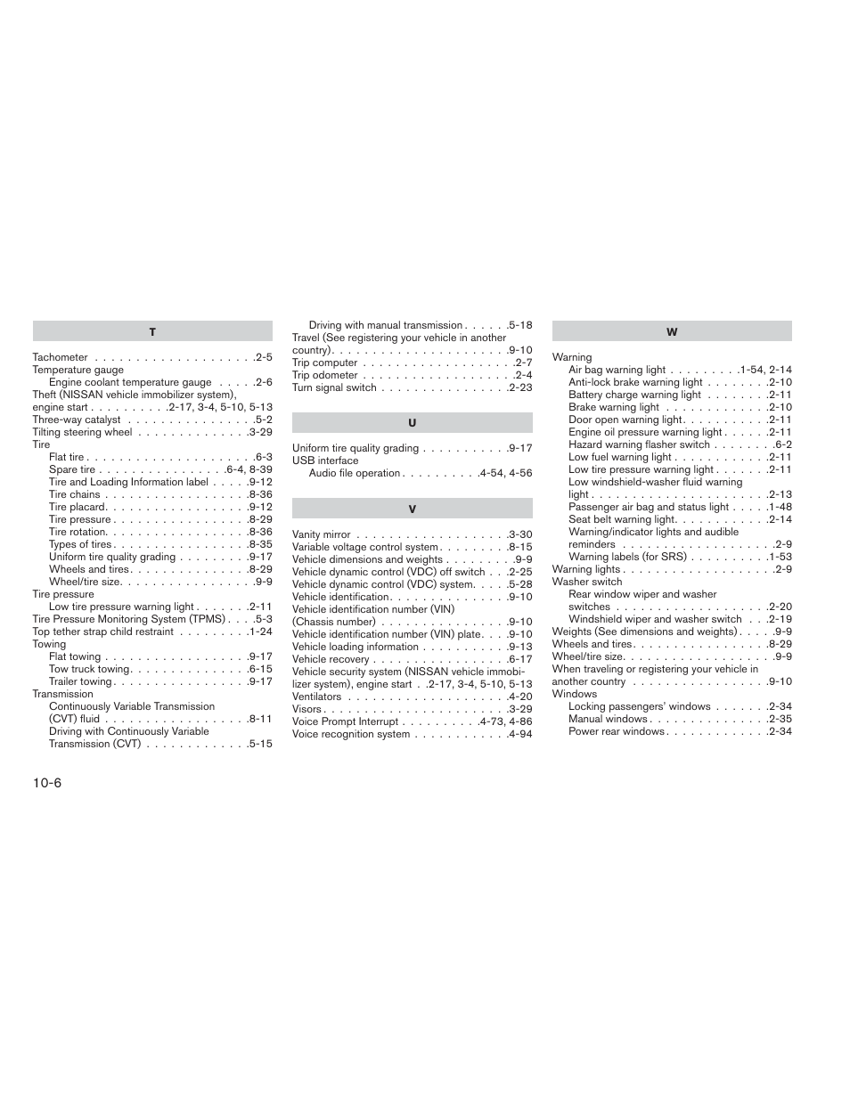 NISSAN 2014 Versa Note - Owner's Manual User Manual | Page 369 / 372