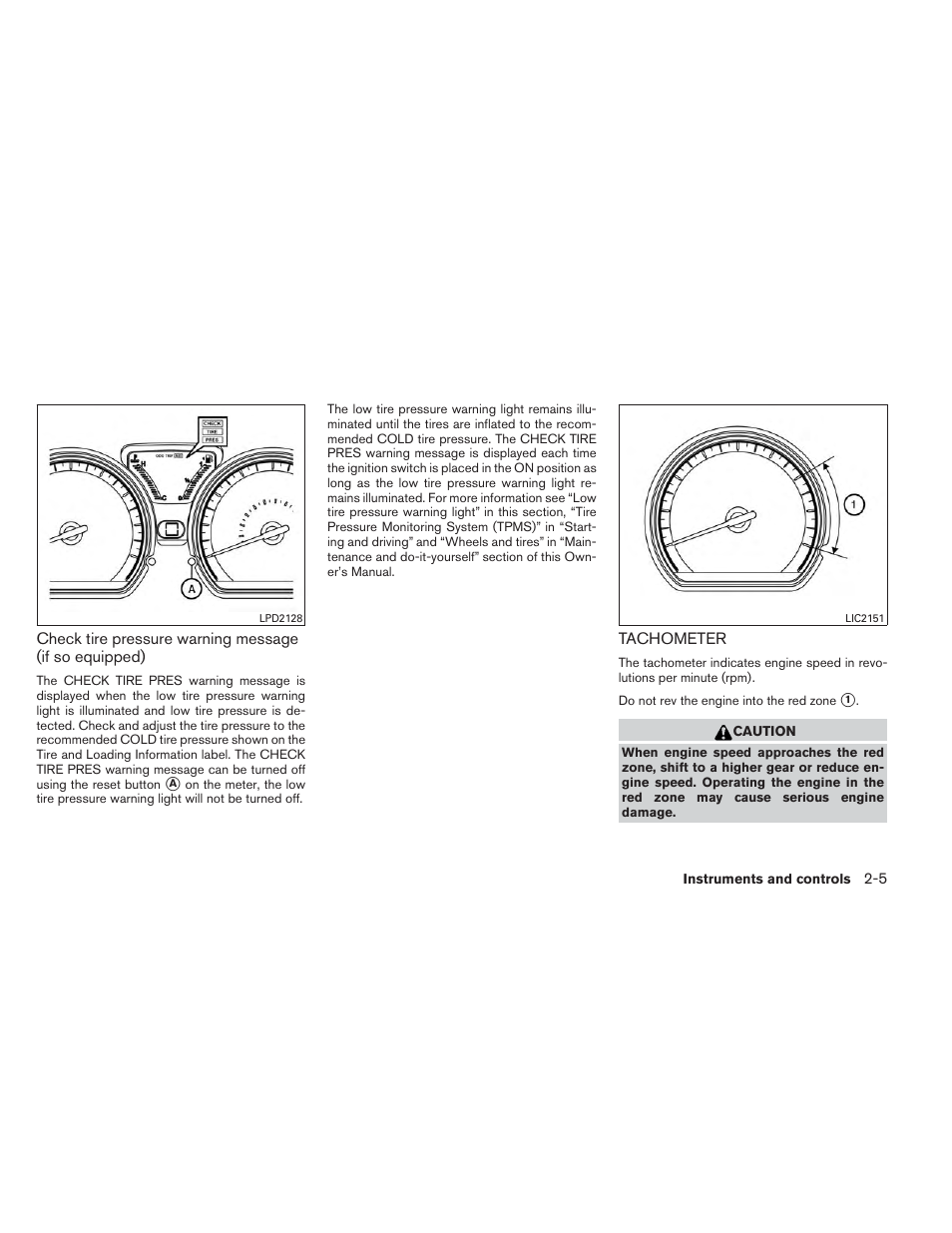 Tachometer -5 | NISSAN 2014 Versa Note - Owner's Manual User Manual | Page 78 / 372