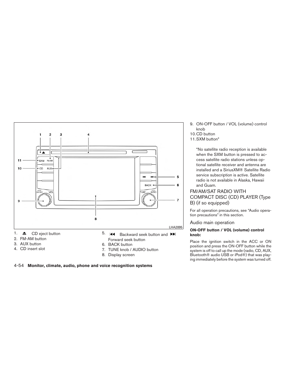 NISSAN 2015 Versa Note - Owner's Manual User Manual | Page 201 / 376