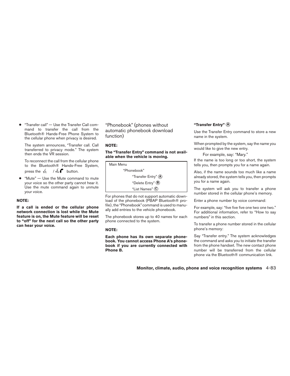 NISSAN 2015 Versa Note - Owner's Manual User Manual | Page 230 / 376