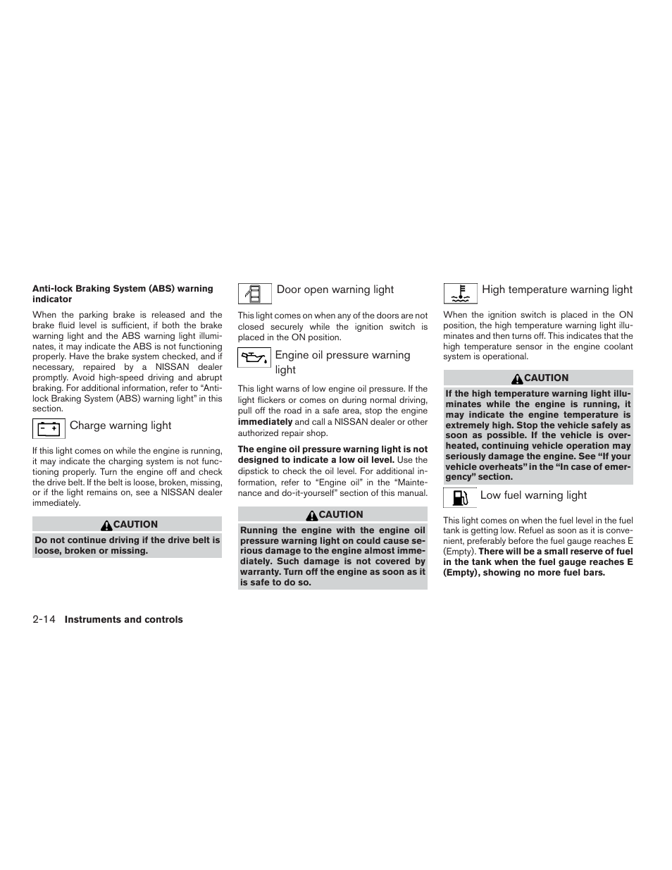 NISSAN 2015 Versa Note - Owner's Manual User Manual | Page 89 / 376