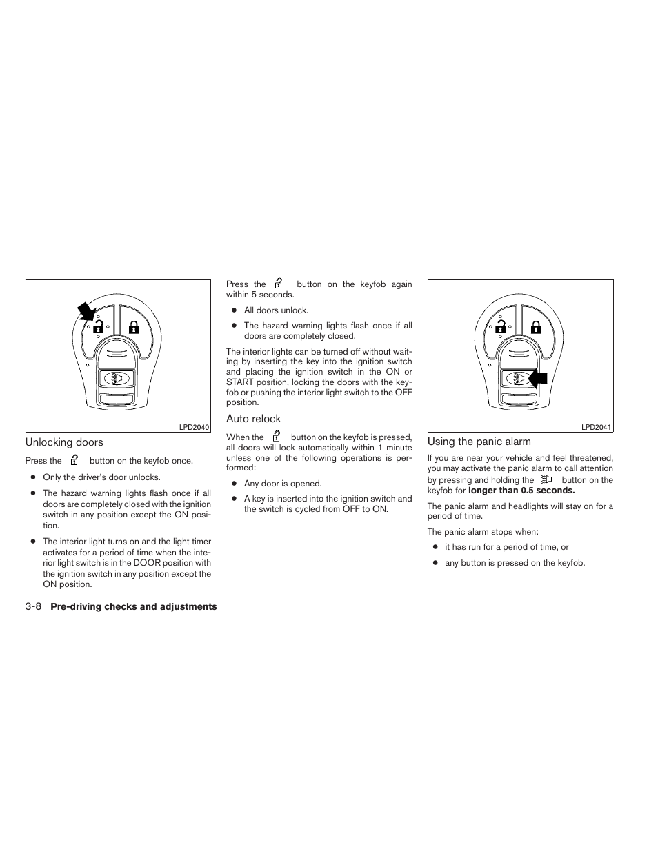 NISSAN 2012 Versa Sedan - Owner's Manual User Manual | Page 111 / 299