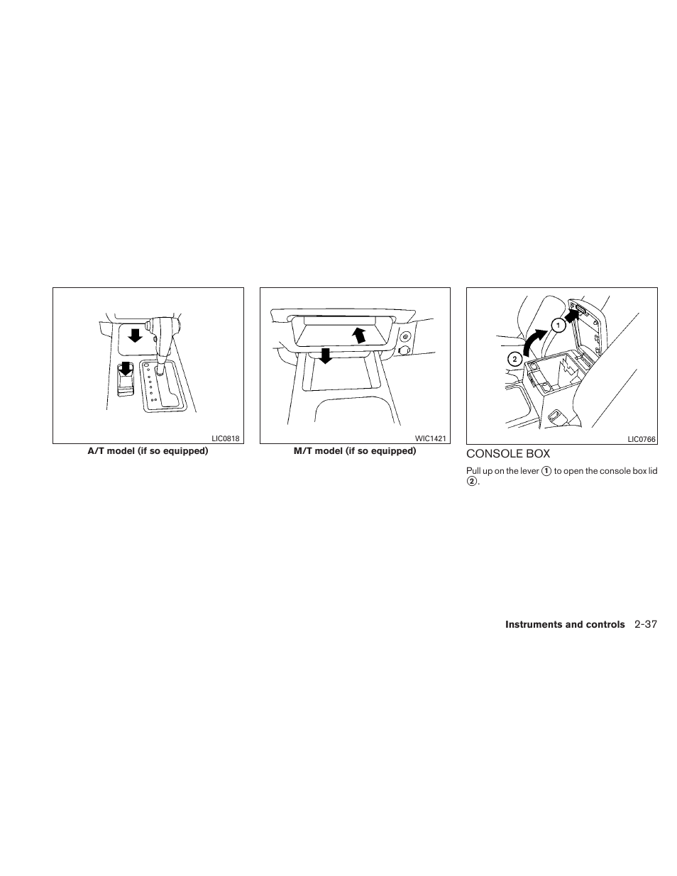 Console box -37 | NISSAN 2011 Xterra - Owner's Manual User Manual | Page 114 / 339