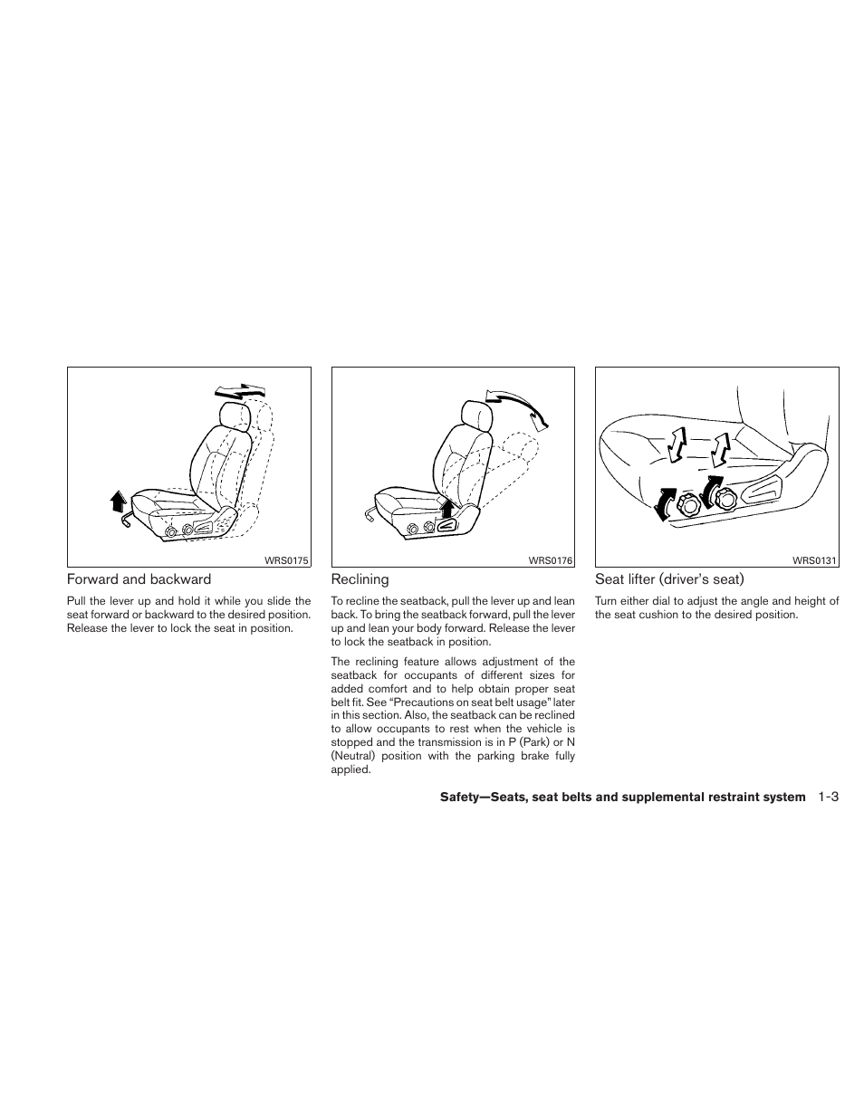 NISSAN 2011 Xterra - Owner's Manual User Manual | Page 20 / 339