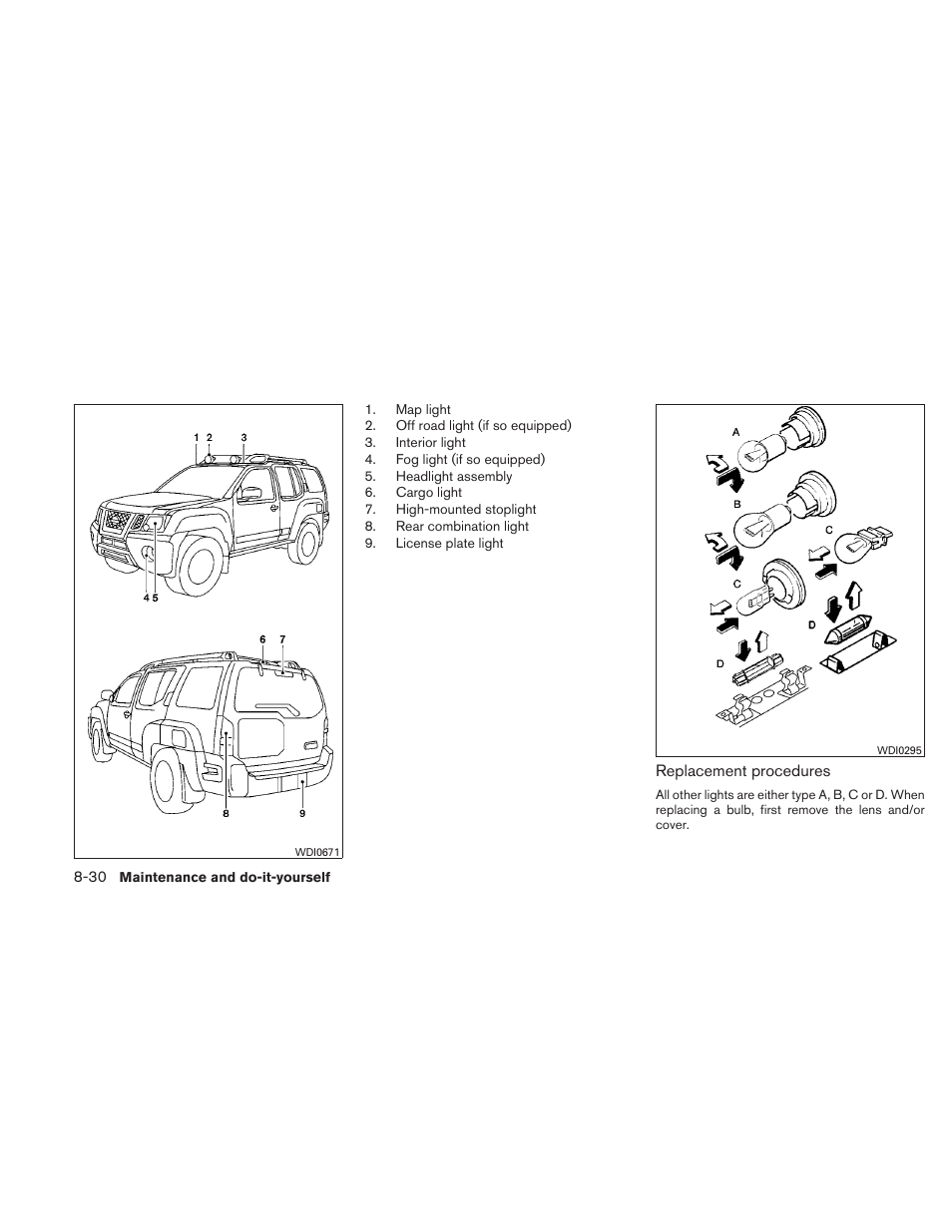 NISSAN 2011 Xterra - Owner's Manual User Manual | Page 285 / 339