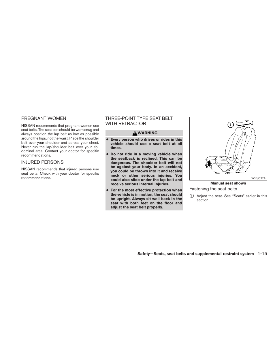 NISSAN 2011 Xterra - Owner's Manual User Manual | Page 32 / 339