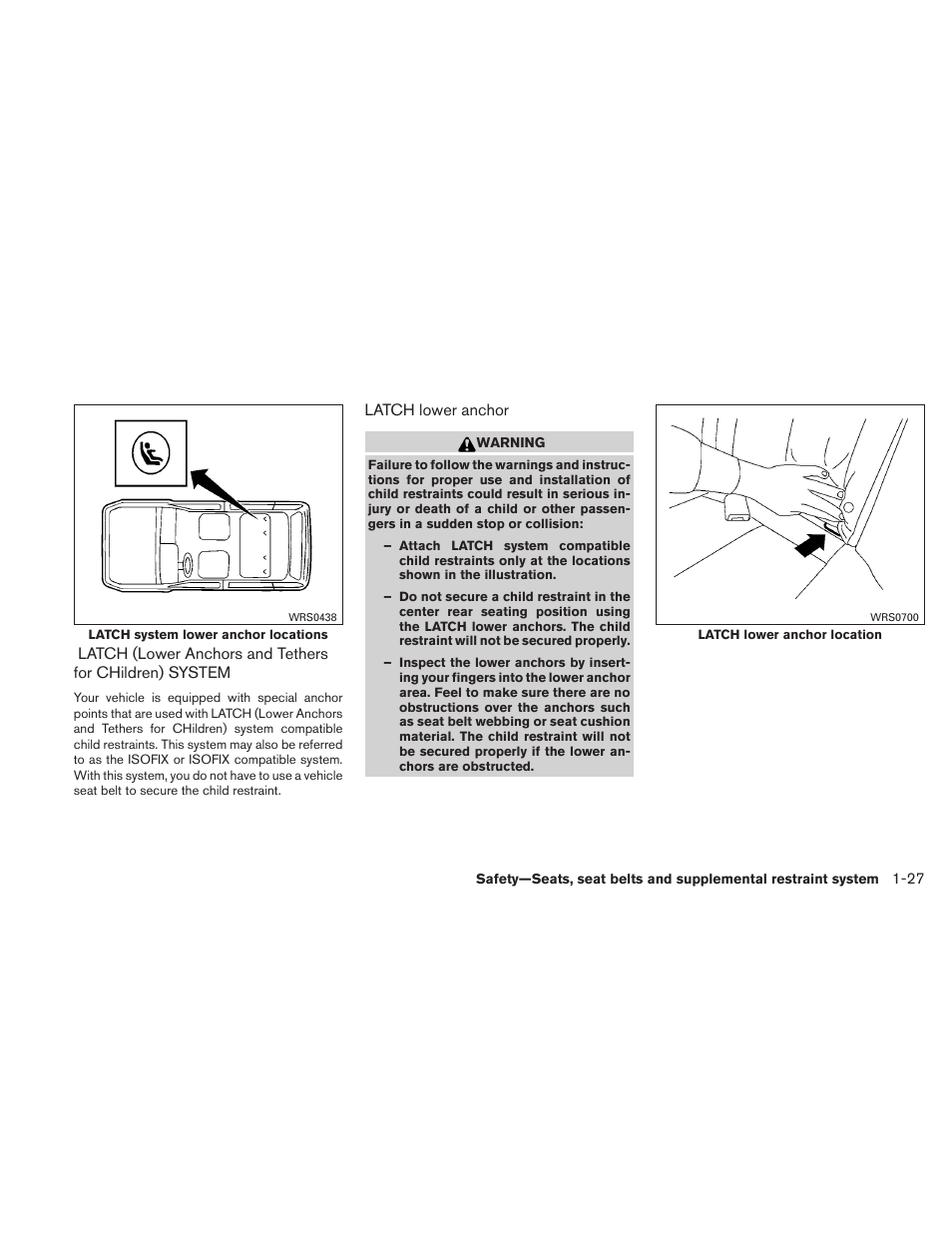 NISSAN 2011 Xterra - Owner's Manual User Manual | Page 44 / 339