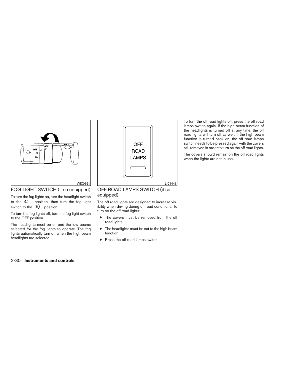 NISSAN 2012 Xterra - Owner's Manual User Manual | Page 109 / 341