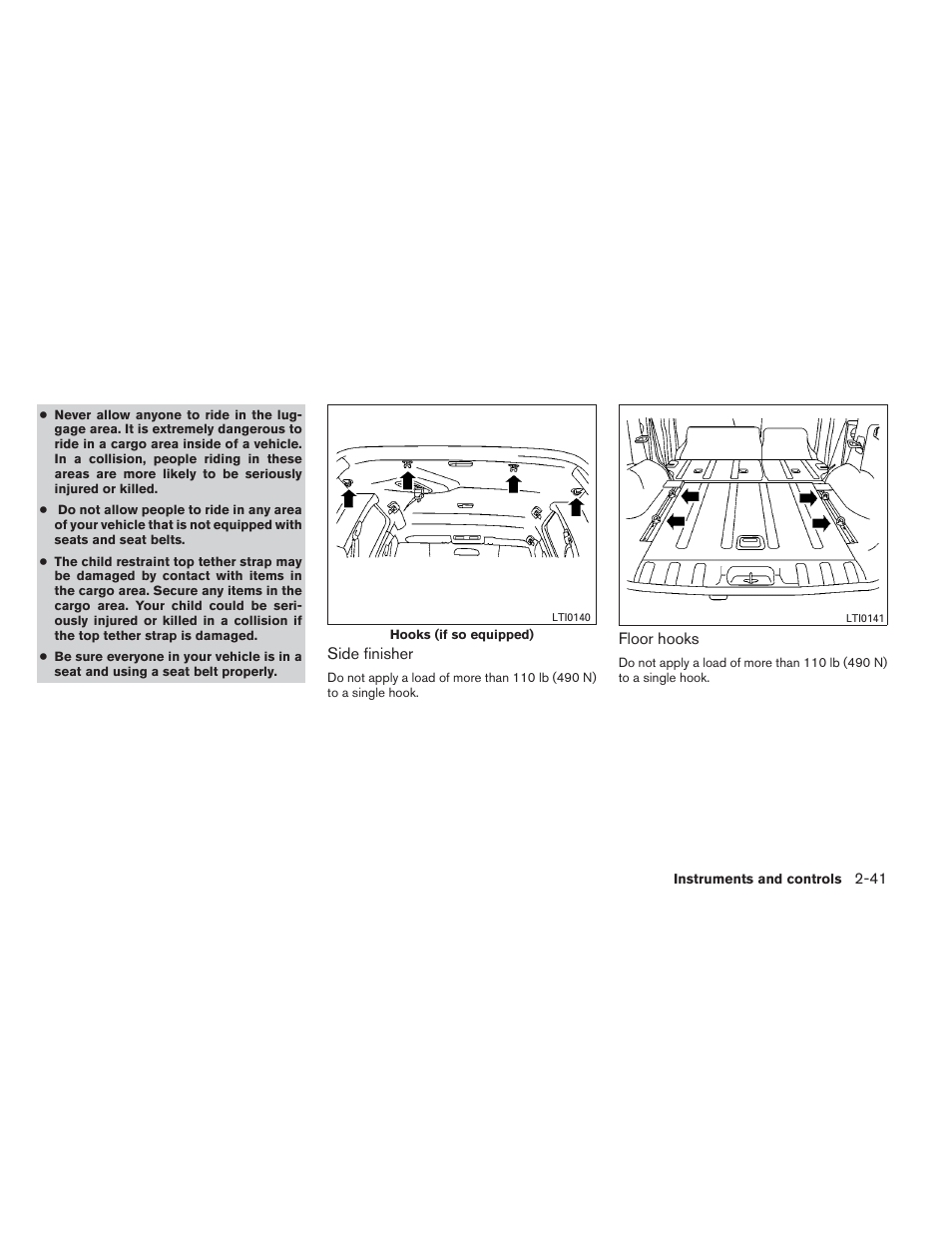 NISSAN 2012 Xterra - Owner's Manual User Manual | Page 120 / 341