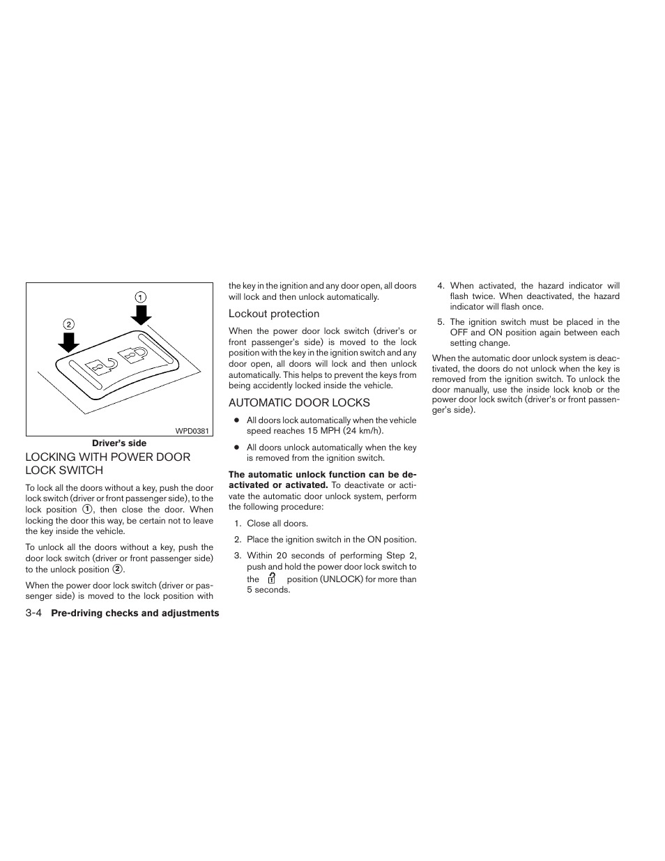 NISSAN 2012 Xterra - Owner's Manual User Manual | Page 133 / 341