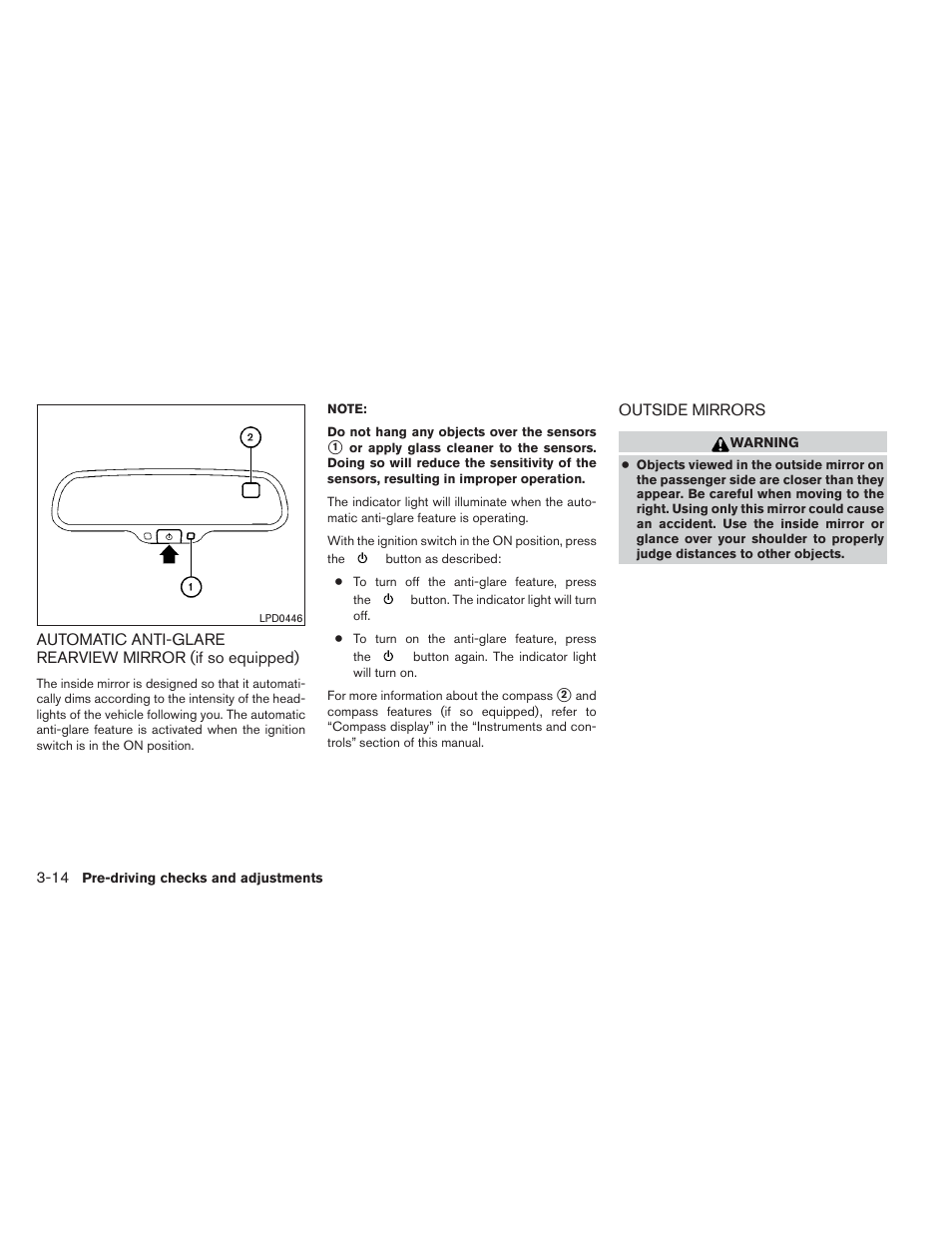 NISSAN 2012 Xterra - Owner's Manual User Manual | Page 143 / 341