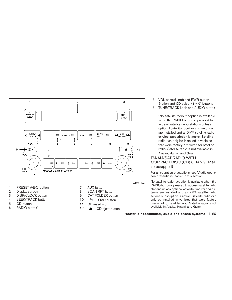 NISSAN 2012 Xterra - Owner's Manual User Manual | Page 174 / 341