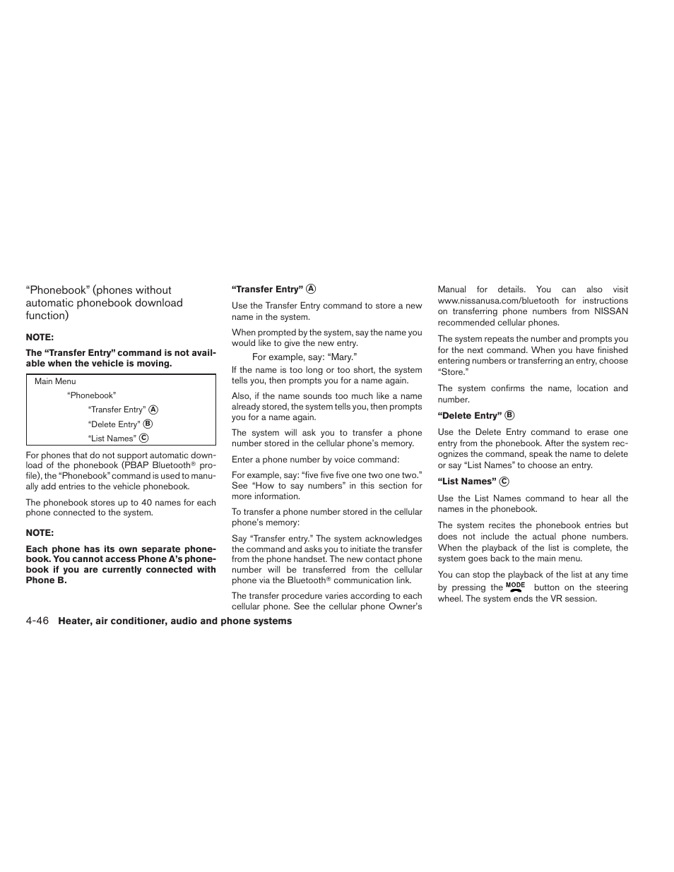 NISSAN 2012 Xterra - Owner's Manual User Manual | Page 191 / 341