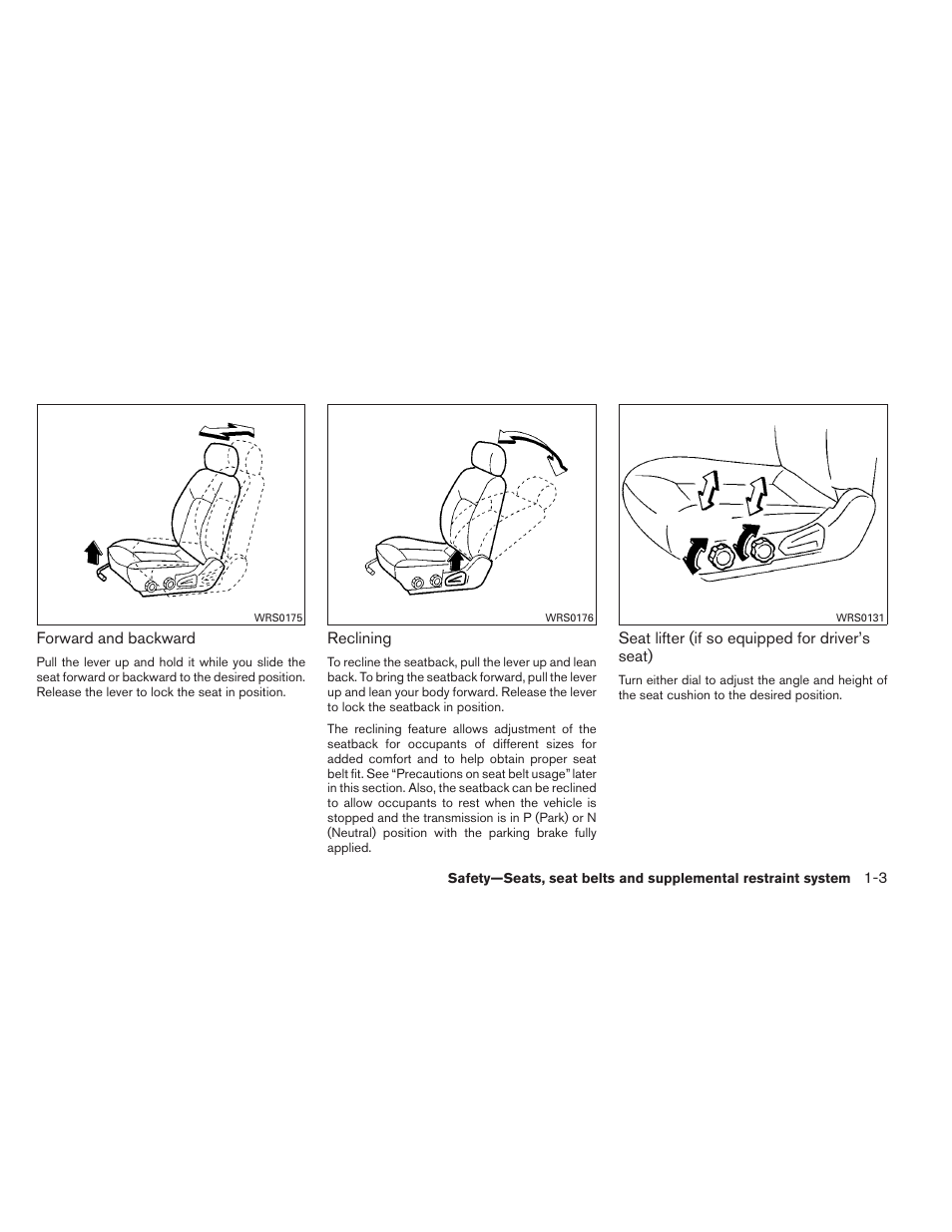 NISSAN 2012 Xterra - Owner's Manual User Manual | Page 20 / 341