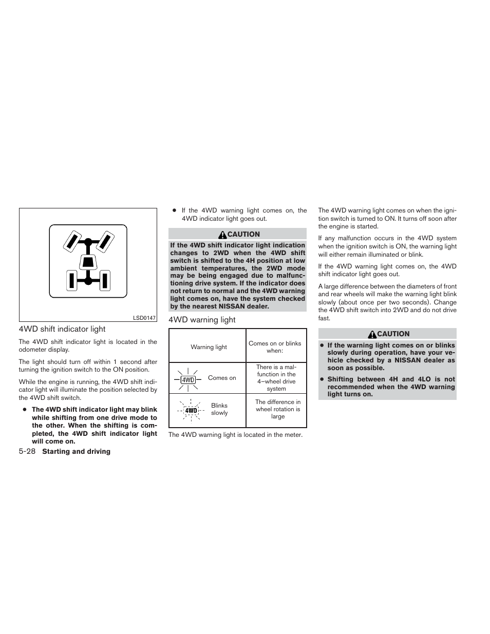 NISSAN 2012 Xterra - Owner's Manual User Manual | Page 225 / 341