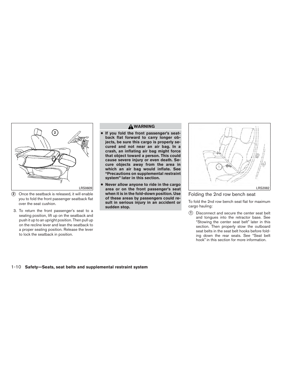 NISSAN 2012 Xterra - Owner's Manual User Manual | Page 27 / 341