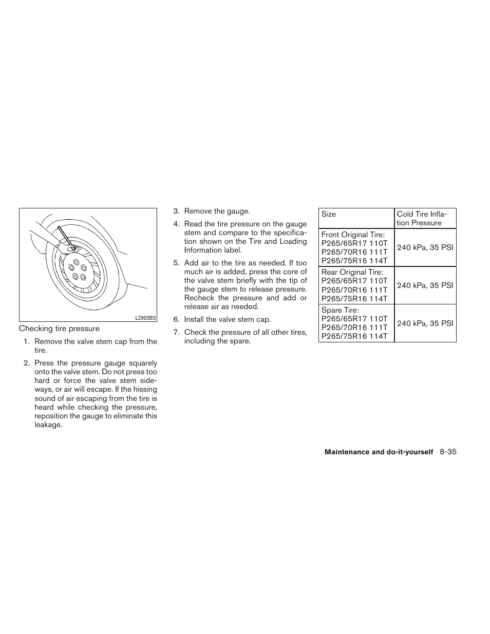 NISSAN 2012 Xterra - Owner's Manual User Manual | Page 294 / 341