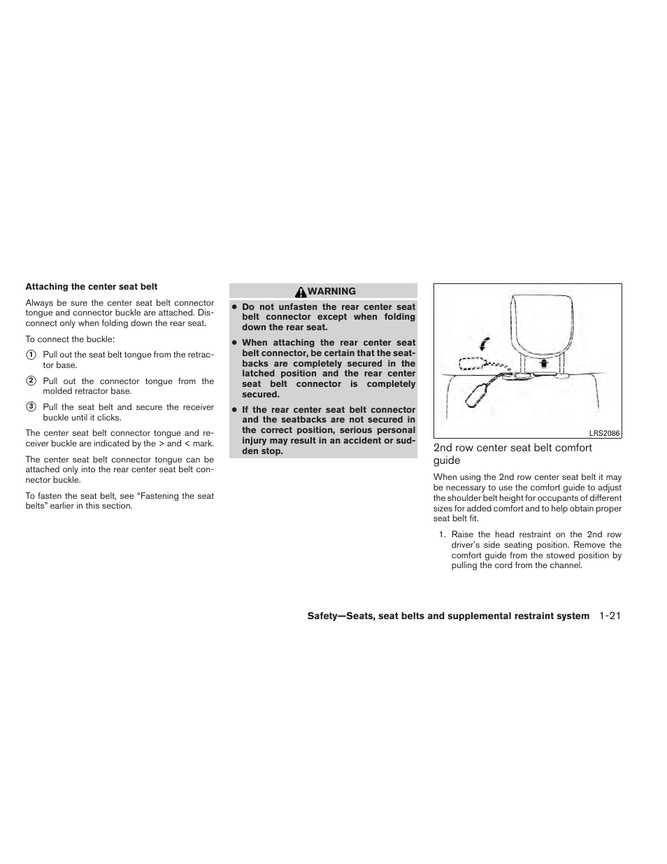 NISSAN 2012 Xterra - Owner's Manual User Manual | Page 38 / 341