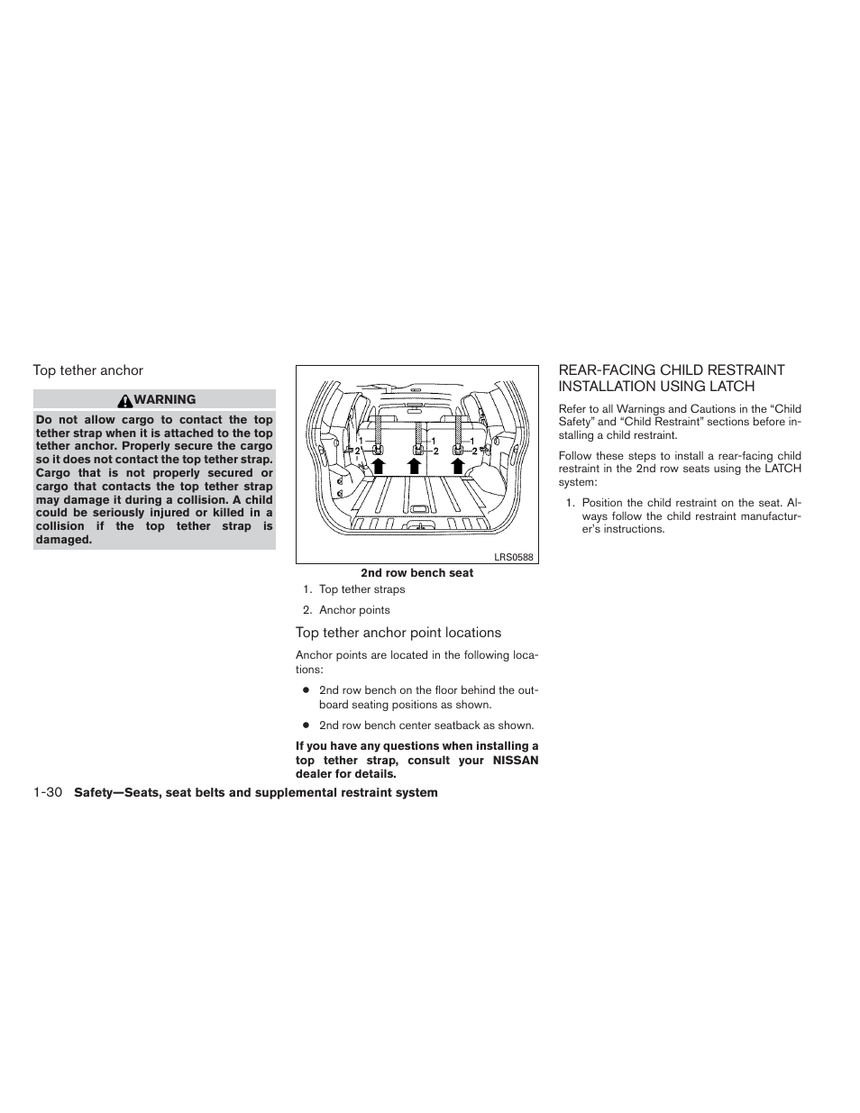 NISSAN 2012 Xterra - Owner's Manual User Manual | Page 47 / 341