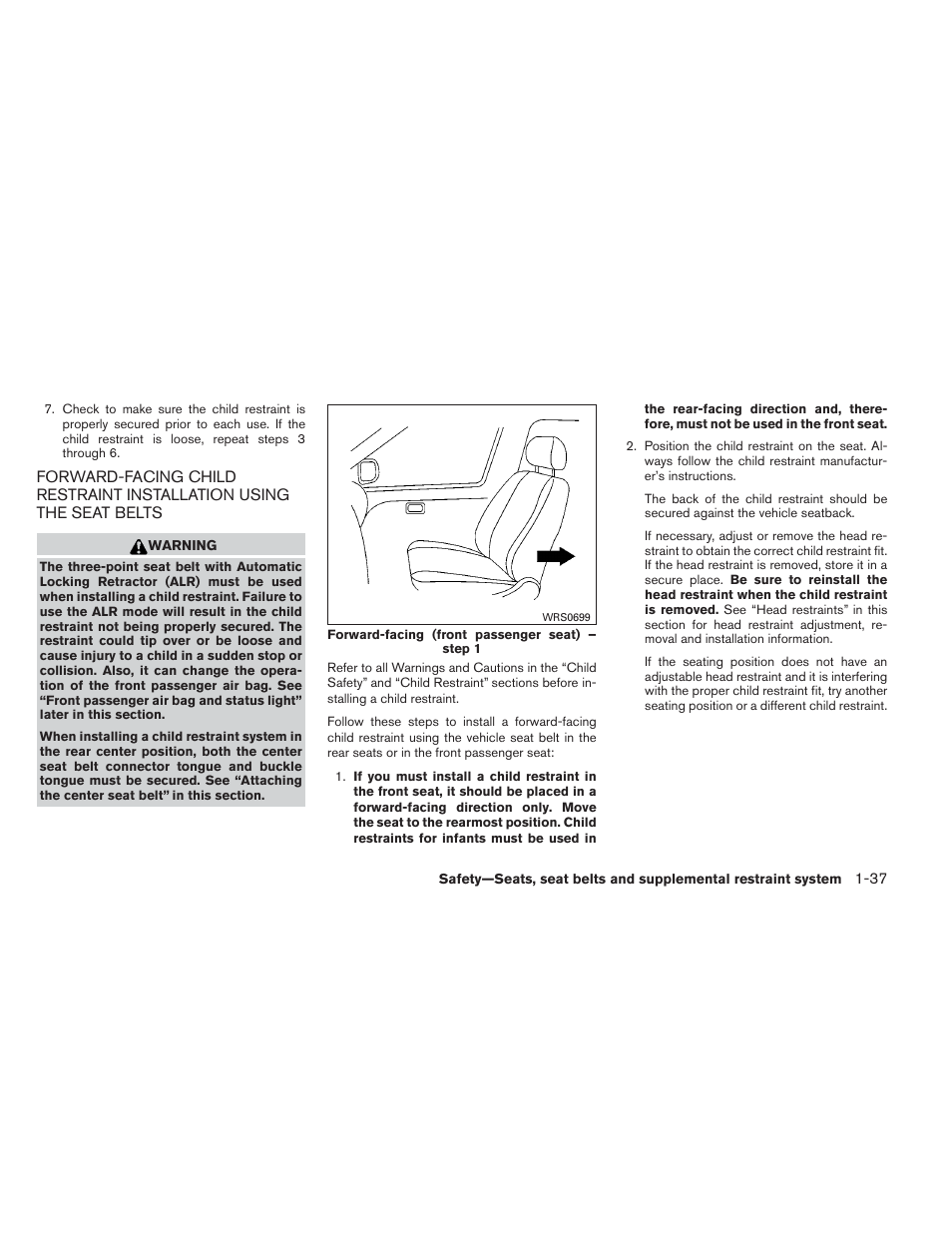 NISSAN 2012 Xterra - Owner's Manual User Manual | Page 54 / 341