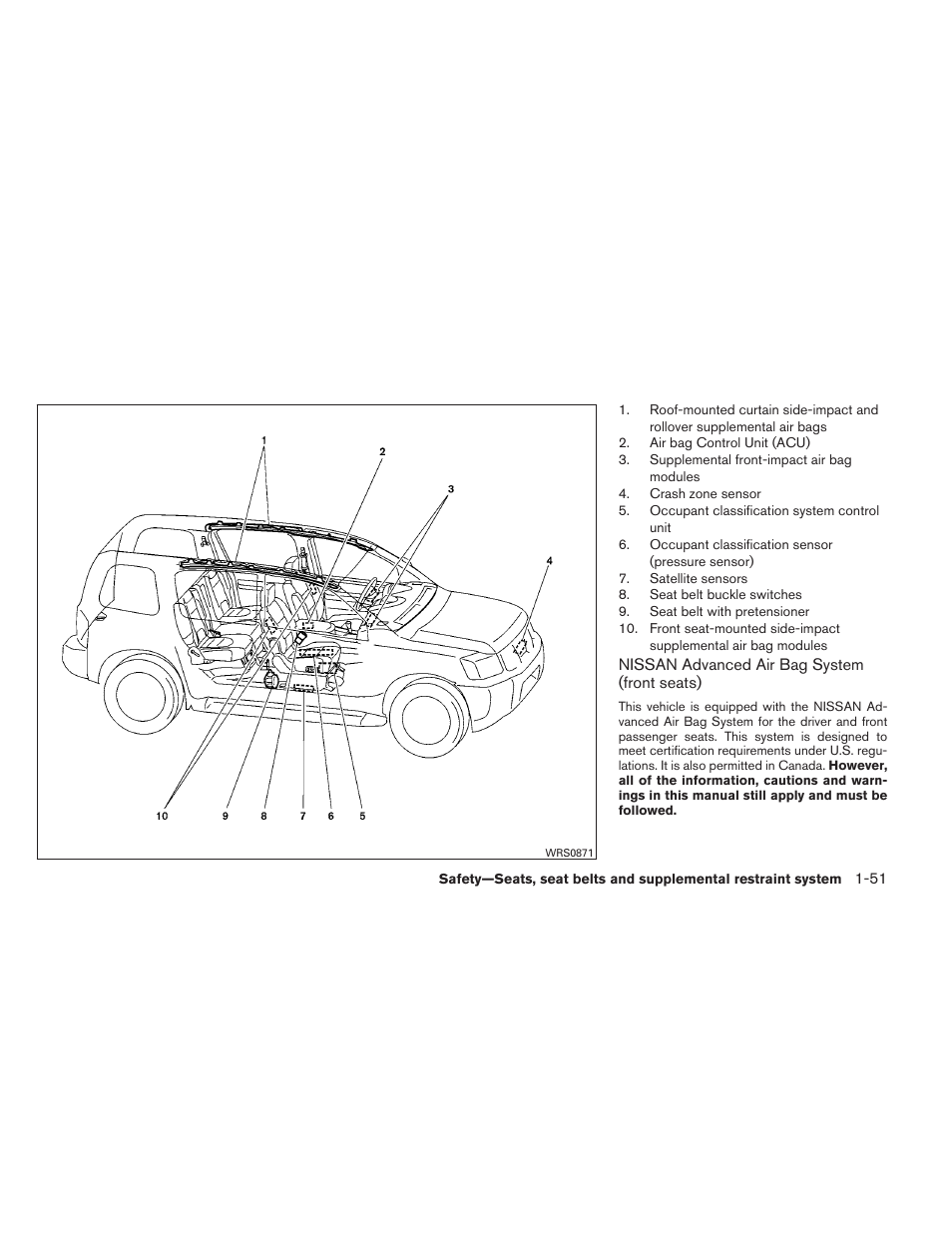 NISSAN 2012 Xterra - Owner's Manual User Manual | Page 68 / 341