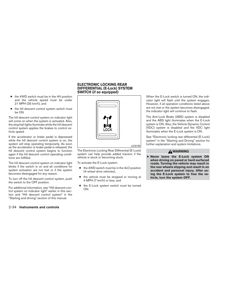 NISSAN 2013 Xterra - Owner's Manual User Manual | Page 111 / 394