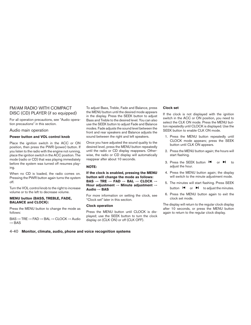 NISSAN 2013 Xterra - Owner's Manual User Manual | Page 185 / 394