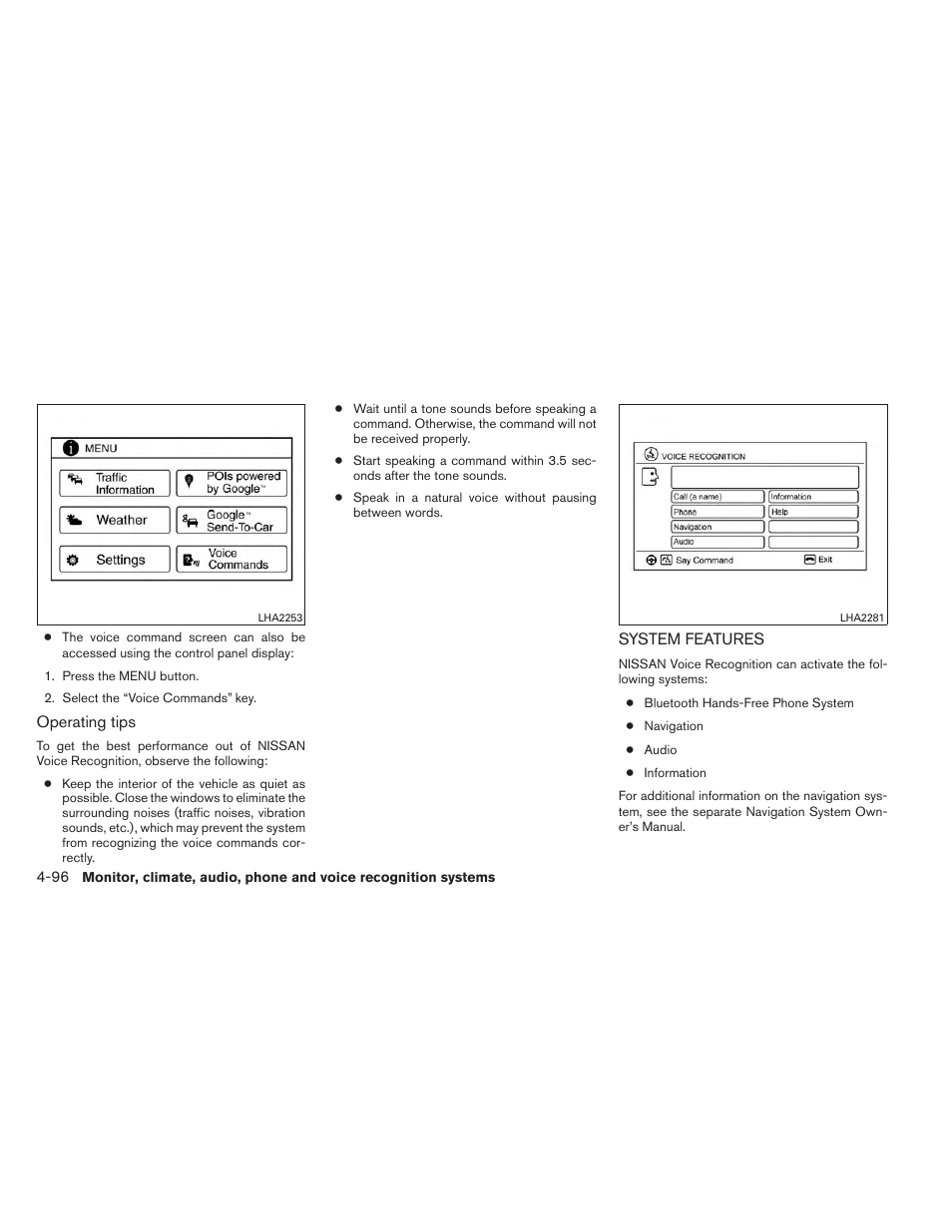 System features -96 | NISSAN 2013 Xterra - Owner's Manual User Manual | Page 241 / 394