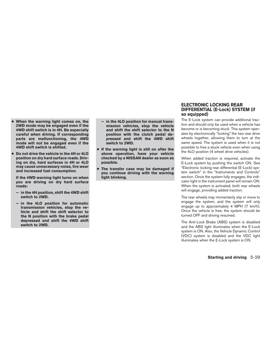 NISSAN 2013 Xterra - Owner's Manual User Manual | Page 276 / 394
