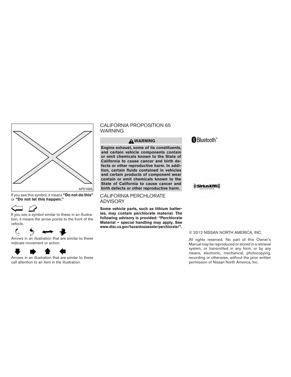 NISSAN 2013 Xterra - Owner's Manual User Manual | Page 4 / 394