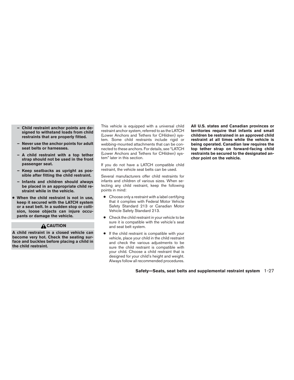 NISSAN 2013 Xterra - Owner's Manual User Manual | Page 44 / 394
