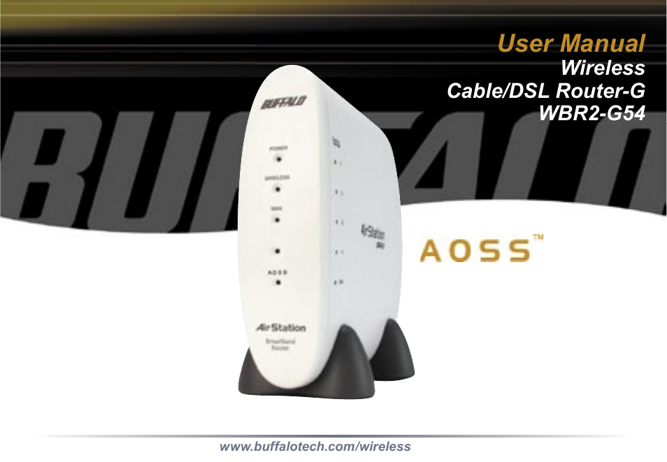 Buffalo Technology WBR2-G54 User Manual | 95 pages