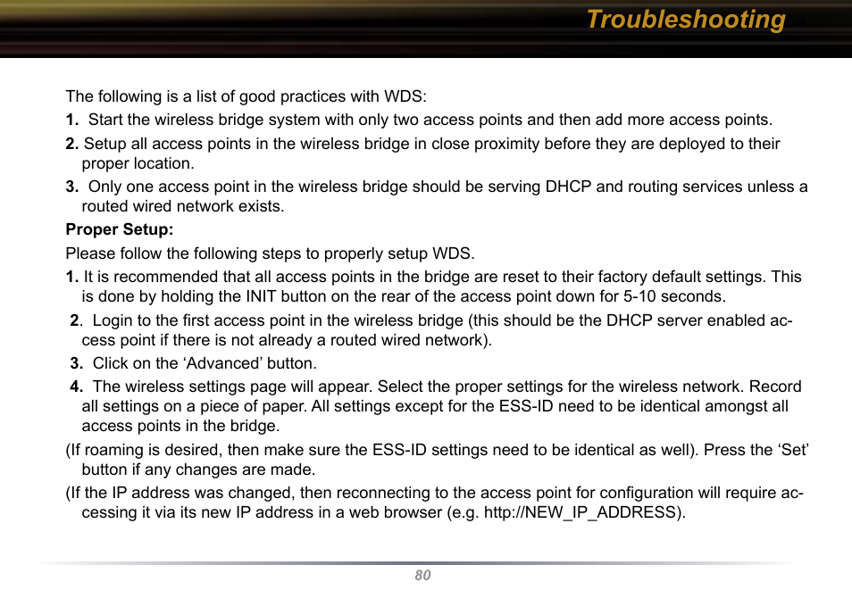 Troubleshooting | Buffalo Technology WBR2-G54 User Manual | Page 80 / 95