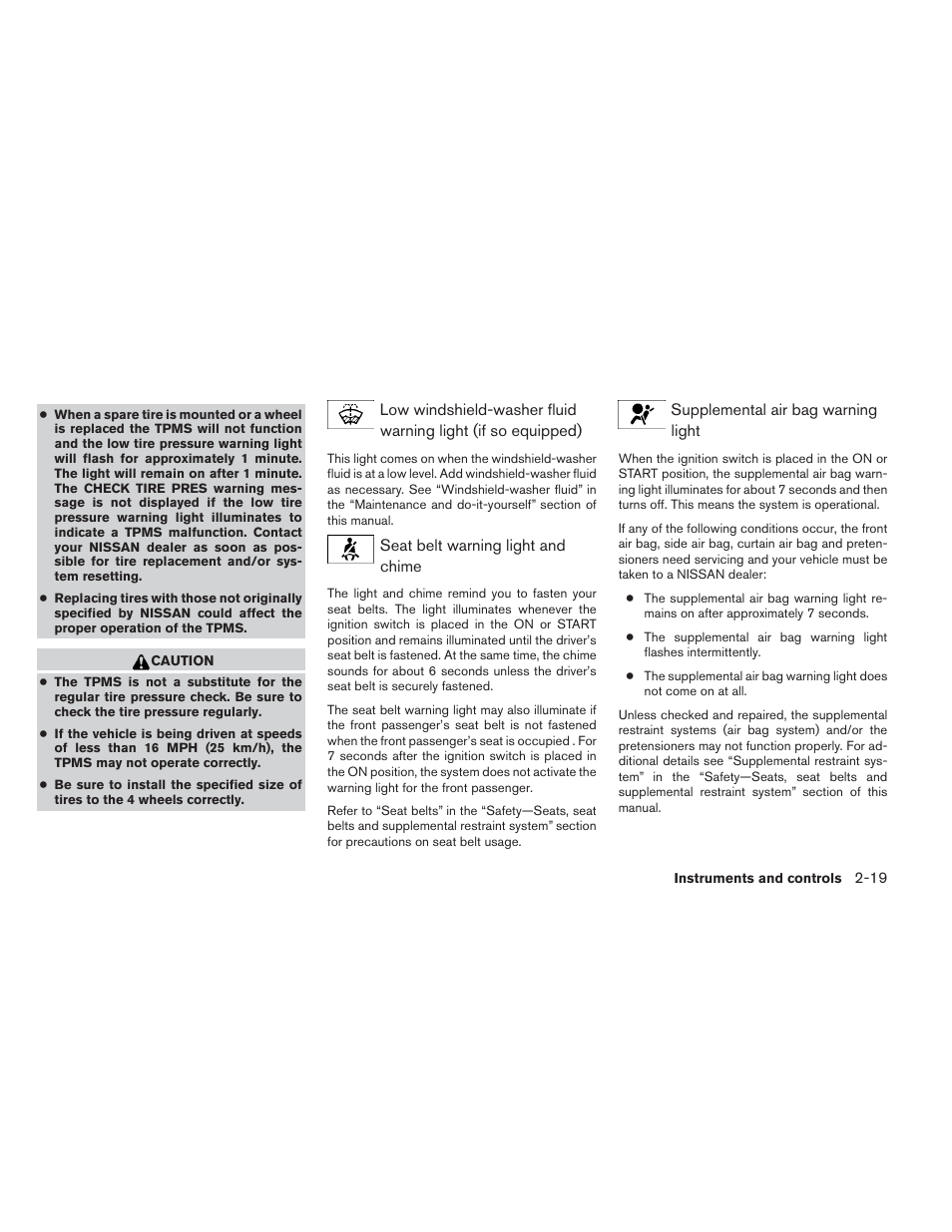 NISSAN 2014 Xterra - Owner's Manual User Manual | Page 100 / 384